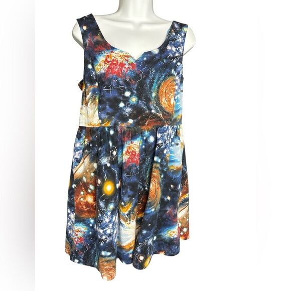 ModCloth Fervour Galaxy Space Dress - XL - Picture 2 of 9